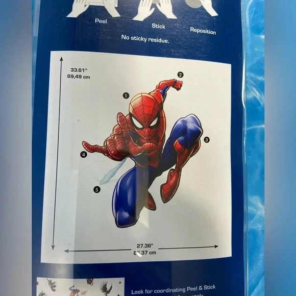 Marvel - Spider-Man - 18 Wall Decals - BNIB 🕷️ 🕸️ - Picture 6 of 7